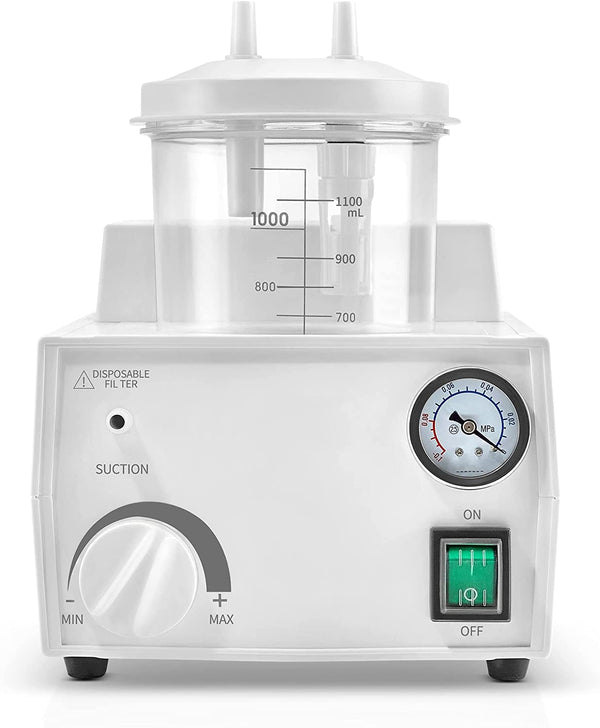 Portable Suction Pump Machine Manual Adjustment, Vacuum Device Hand Help Adjustment phlegm Pump