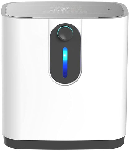 Portable Oxygen Concentrators Generator, 1-7L/min Adjustable Oxygen Machine, 30%-90% O2 Maker, AC 110V, English version, including all accessories