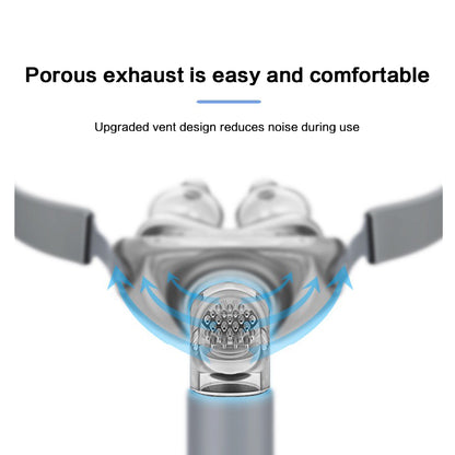 CPAP Nasal Pillow - CPAP Mask - Includes Small, Medium, Large Nose Pillow, Headgear, Frame, Elbows and Hose - Reusable CPAP Supplies - Suitable for CPAP Machine