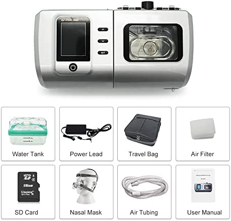 Auto CPAP Machine for Sleep Apnea, Portable Travel&Home CPAP Machine, Ventilator Non-invasive Household Elderly Sleep Stop snoring Device-DS6
