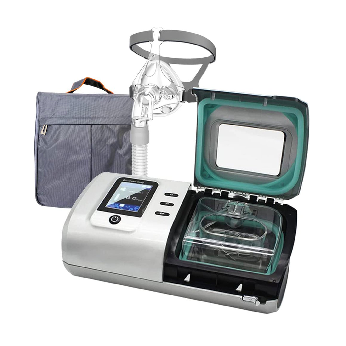 Auto CPAP Machine, Portable Sleep Apnea Therapy Device, Complete Accessories, English Version-A7
